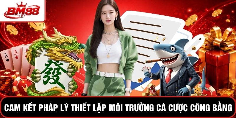 Cam kết pháp lý thiết lập môi trường cá cược công bằng