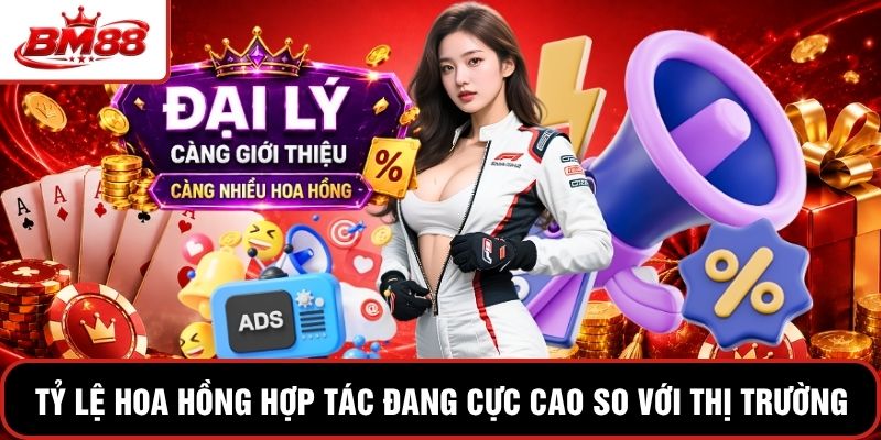 Tỷ lệ hoa hồng hợp tác đang cực cao so với thị trường